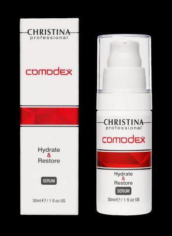 Сироватка зволожуюча та відновлююча Christina NEW Comodex-HydrateRestore Serum, 30 ml 107707 фото