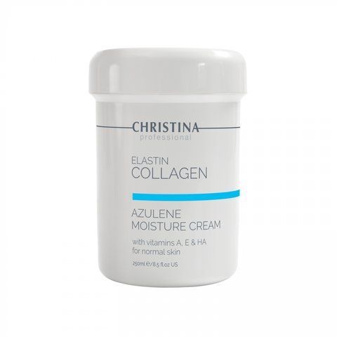Зволожуючий крем азуленовий для нормальної шкіри Christina Elastin Collagen Azulene Moisture Cream SS5043_1 фото