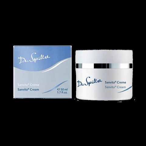 Sanvita  Cream Заспокійливий крем з зеленим чаєм та женьшенем  Dr. Spiller 543433 фото