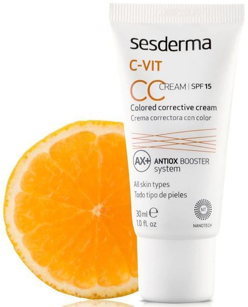 СС-крем для обличчя Sesderma C-Vit CC Cream SPF15, 30 ml SS136046 фото