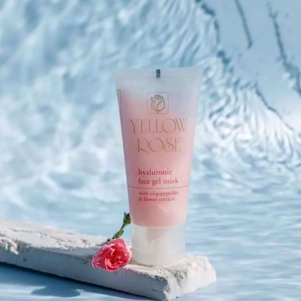 Гелева маска для обличчя - Yellow Rose Hyaluronic Face Gel Mask 102156 фото