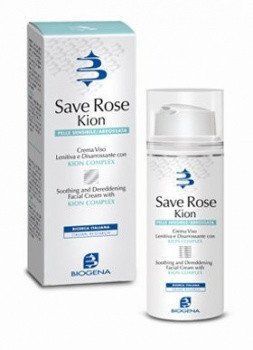 Biogena Save Rose Kion Sream Крем заспокійливий для шкіри з почервонінням і куперозом SPF10 50 мл 1649013662 фото