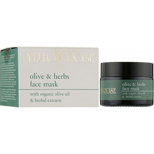 Маска для обличчя з оливковою олією і рослинними екстрактами - Yellow Rose Olive and Herbs Face 102149 фото