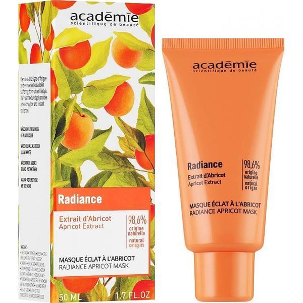 Абрикосова маска для обличчя - Academie Radiance Apricot Mask 104242 фото