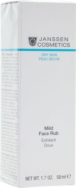 Мягкий скраб с гранулами жожоба Janssen Cosmeceutical Mild Face Rub, 50 ml 22593 фото