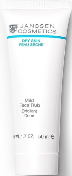 Мягкий скраб с гранулами жожоба Janssen Cosmeceutical Mild Face Rub, 50 ml 22593 фото