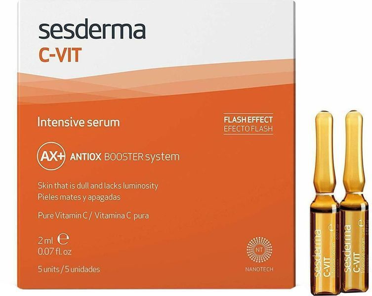 Інтенсивна сироватка миттєвої краси Sesderma C-Vit Intensive Serum Flash Effect, 10x1.5 ml SS101163 фото
