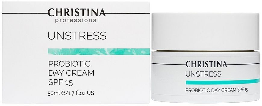 Дневной крем с пробиотическим действием SPF15 Christina Unstress Probiotic Day Cream SPF15, 50 ml 4923 фото