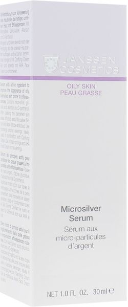 Сироватка з антибактеріальною дією Janssen Cosmeceutical Microsilver Serum, 30 ml SS111555 фото