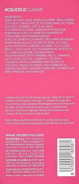 Молочко для тіла Sesderma Acglicolic Classic Body Milk, 200 ml SS084019 фото
