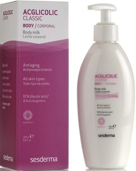 Молочко для тіла Sesderma Acglicolic Classic Body Milk, 200 ml SS084019 фото