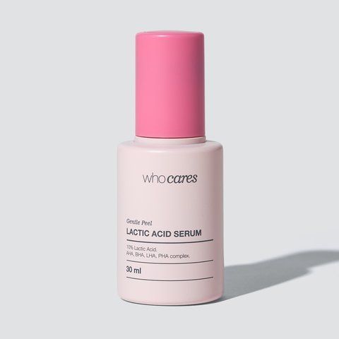 Незмивна сироватка-пілінг із молочною кислотою whocares Gentle Peel Lactic Acid Serum 30 ml 657642 фото