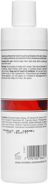 Тонік, що очищає, балансуючий Christina Comodex-PurifyBalance Toner, 300 ml 107712 фото