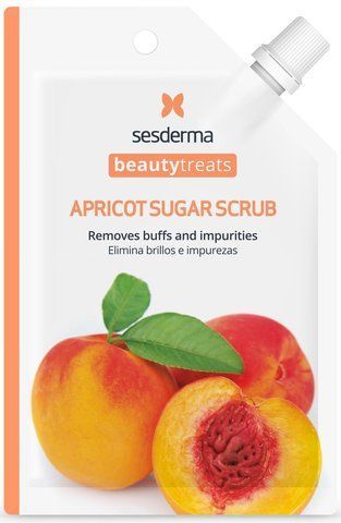 Маска-скраб цукровий абрикосовий Sesderma Beauty Treats Apricot Sugar Scrub Mask, 1 шт SS136042 фото