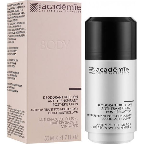 Дезодорант-антиперспірант після депіляції - Academie Deodorant roll-on post-epilation 2173 фото
