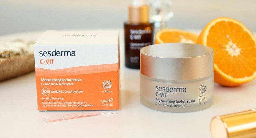 Зволожуючий крем проти зморшок Sesderma C-Vit Moisturizing Face Cream, 50 ml SS12267 фото