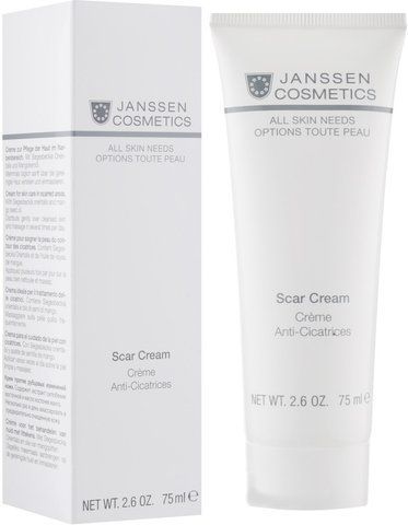 Загоює крем на шрами, рубці Janssen Cosmeceutical Retexturizing Scar Cream, 75 ml 77252 фото