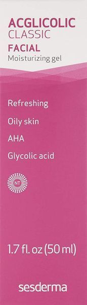 Зволожуючий гель Sesderma Acglicolic Classic Moisturizing Gel, 50 ml SS12250 фото