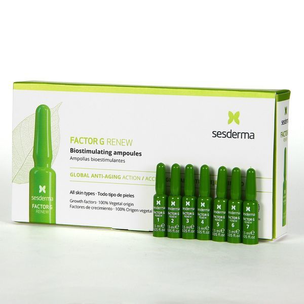 Биостимулирующее средство в ампулах Sesderma Factor G Renew Biostimulating Ampoules, 7 x 1,5 ml SS136073 фото