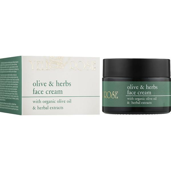 Крем для обличчя з оливковою олією і рослинними екстрактами - Yellow Rose Olive and Herbs Face 102150 фото