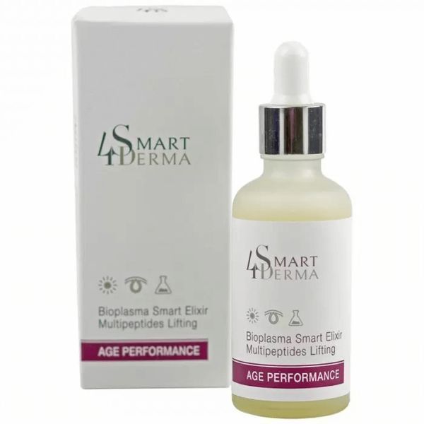 Інтелектуальна сироватка-еліксир Біоплазма - Smart4Derma Bioplasma Smart Elixir Multipeptides Lifting 109167 фото