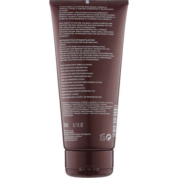 Зволожуючий лосьйон для тіла - Academie Bronze Express Beautifying Moisturizing Lotion Tan Enhance 100522 фото