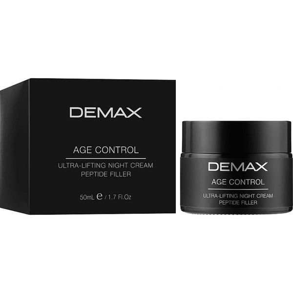 Нічний заповнюючий ліфтинг-крем з пептидами - Demax Age Control Ultra Night Cream Peptide Filler 103345 фото