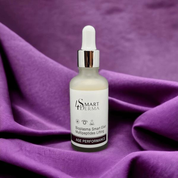Інтелектуальна сироватка-еліксир Біоплазма - Smart4Derma Bioplasma Smart Elixir Multipeptides Lifting 109167 фото