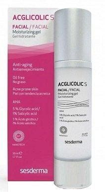 Зволожуючий гель Sesderma Acglicolic S - Moisturizing Gel, 50 ml SS100467 фото