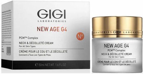 Укрепляющий крем для шеи и декольте Gigi New Age G4 Neck Decollte Cream, 50 ml 137872 фото