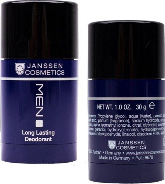 Дезодорант длительного действия Janssen Cosmeceutical Men Long Lasting Deodorant, 30 ml 113169 фото