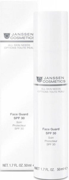 Фотозащита SPF30 Janssen Cosmeceutical Face Guard, 50 ml 89929 фото