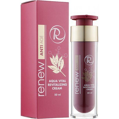 Антивіковий сонцезахисний зволожуючий крем - Renew Anti Age Aqua Vital Revitalizing Cream 105263 фото