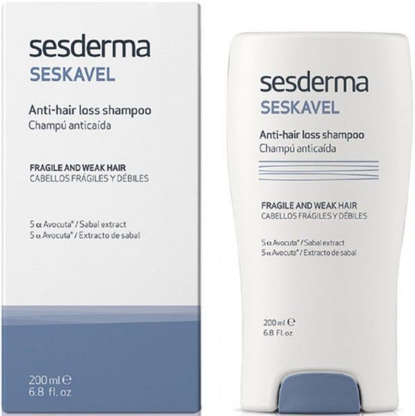 Шампунь проти випадіння волосся Sesderma Seskavel Anti-Hair Loss Shampoo, 200 ml SS12345 фото