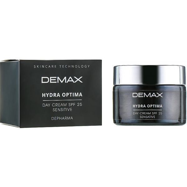 Зволожуючий денний крем Гідра Оптима SPF25 - Demax Hydra Optima Day Cream SPF25 103470 фото