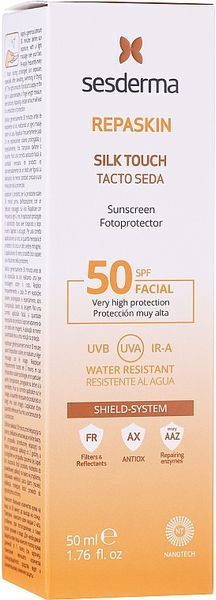 Сонцезахисний крем SPF50+ Sesderma Repaskin Silk Touch Sunscreen 50 ml SS135853 фото