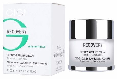 Крем от покраснения и раздражения Gigi Recovery Redness Relief Cream, 50 ml 81557 фото