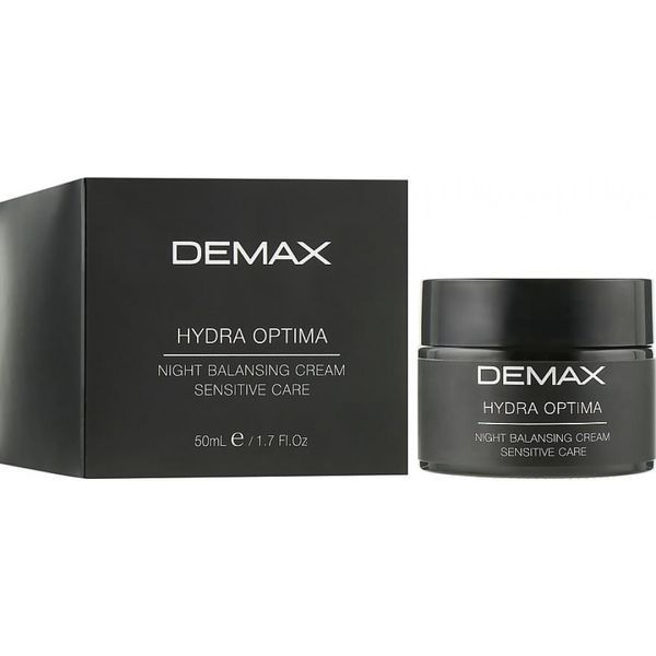 Відновлюючий нічний крем - Demax Hydra Optima Night Balansing Cream Sensitive 103471 фото