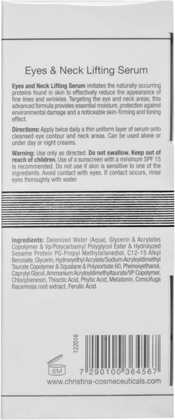 Омолоджуюча сироватка для шкіри повік та шиї Christina Wish Eyes Neck Lifting Serum, 30 ml SS4828_2 фото