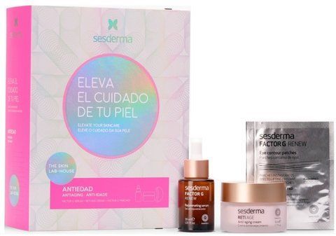 Набір Reti-Age крем+ Factor G сироватка та пластирі для контуру навколо очей Sesderma SS138307 фото