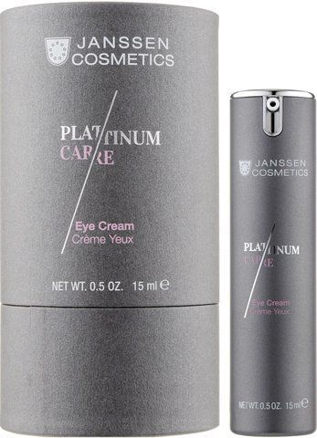 Крем для глаз реструктурирующий Janssen Cosmeceutical Platinum Care Eye Cream, 15 ml 106122 фото