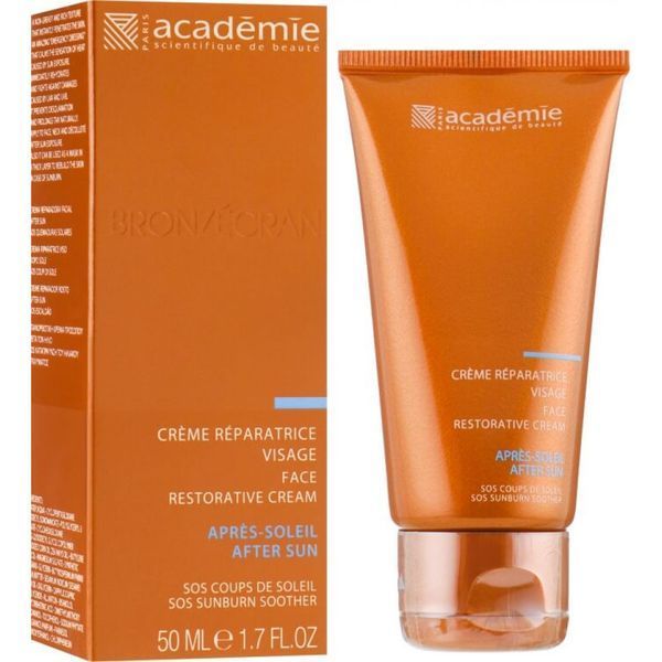 Заспокійливий крем для обличчя після засмаги - Academie Face restorative cream 2280 фото
