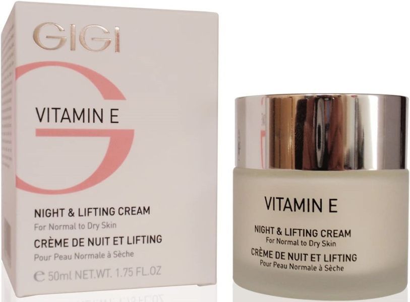 Нічний ліфтинг-крем Gigi Vitamin E Night Lifting Cream, 50 ml 3286 фото