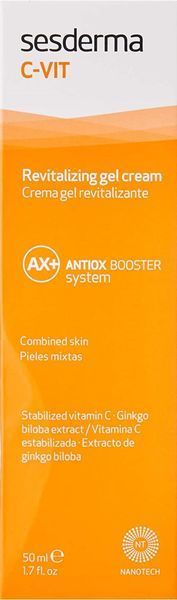Зволожуючий крем-гель Sesderma C-Vit Revitalizing Gel Cream, 50 ml SS107581 фото