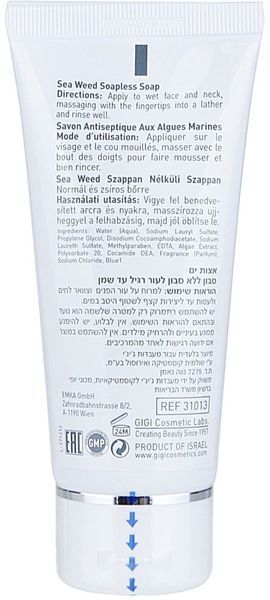 Мило рідке рідке Gigi Sea Weed Soapless Soap, 100 ml 63442 фото