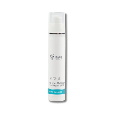 ВВ крем матуючий з SPF 30 - Smart4Derma BB Cover Matt Cream Total Protect SPF 30 108910 фото