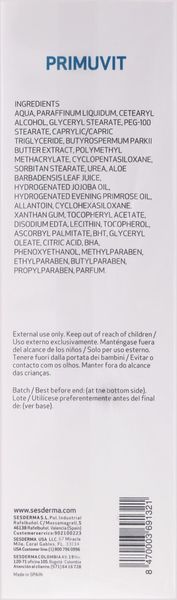 Крем для обличчя та тіла Sesderma Primuvit Cream, 200 ml SS12318 фото