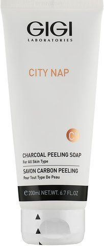 Карбонове мило-пілінг Gigi City Nap Charcoal Peeling Soap, 200 ml 120932 фото