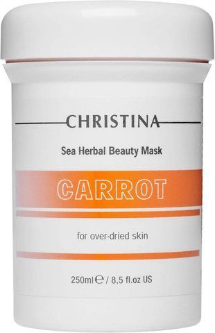 Морквяна маска для пересушеної шкіри Christina Sea Herbal Beauty Mask Carrot, 250 ml 5022 фото