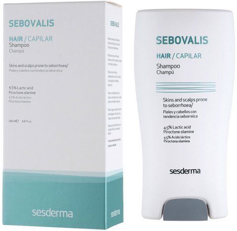 Шампунь против перхоти Sesderma Sebovalis Therapeutic Shampoo, 200 ml SS101267 фото